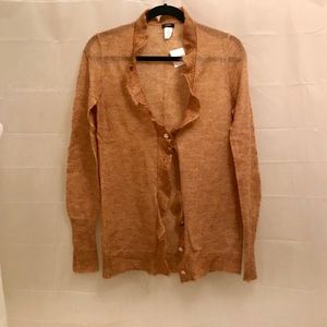 JCREW Mohair Ruffle Sweater